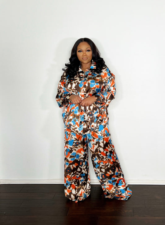 Summer 2-Piece Pants Set