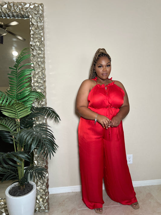 Cassie Satin Jumpsuit