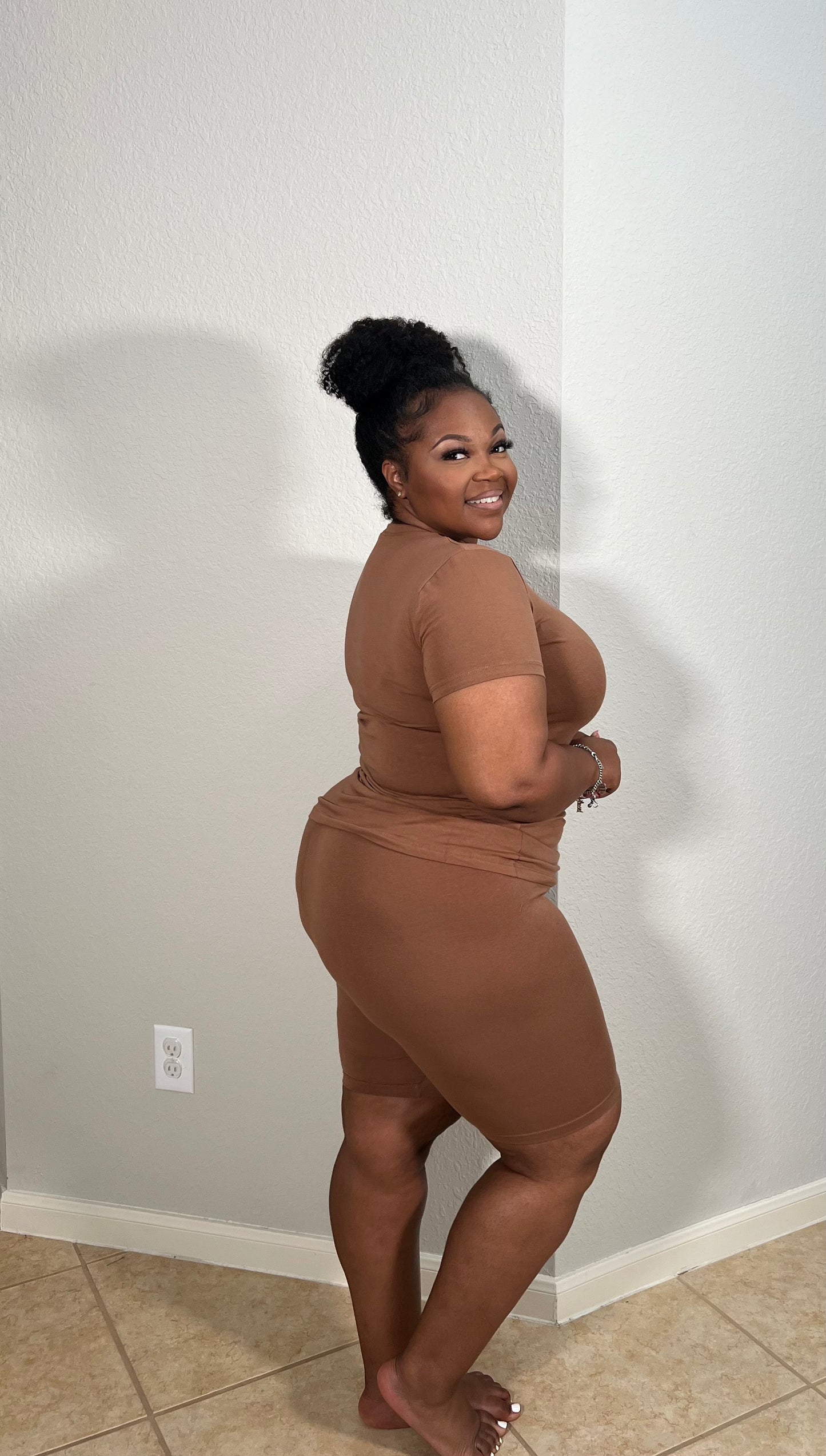 Cotton Biker Short Set (4 colors)